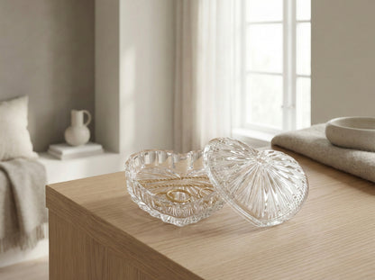 Krištáľová šperkovnica SRDCE