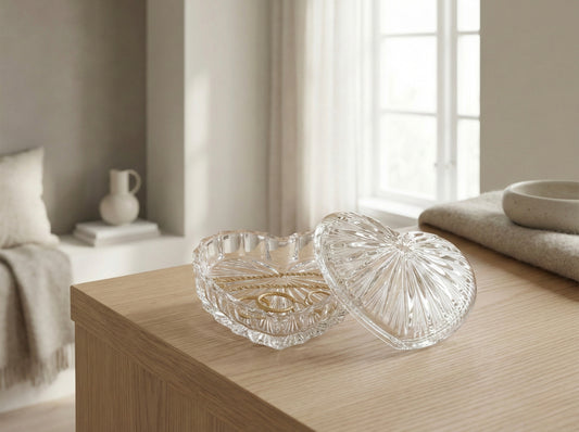 Krištáľová šperkovnica SRDCE