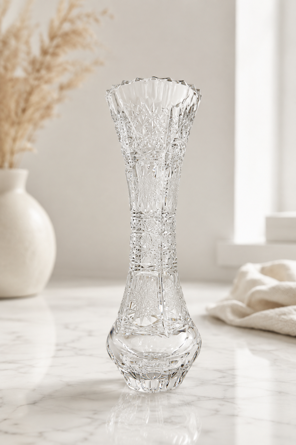 Krištáľová váza Silvia