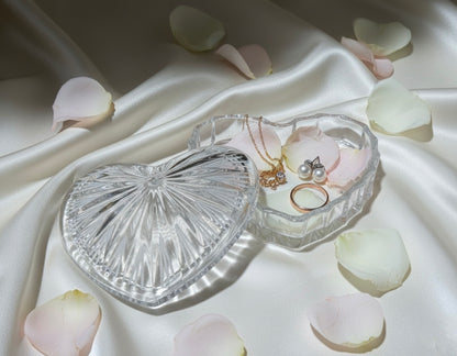 Krištáľová šperkovnica SRDCE