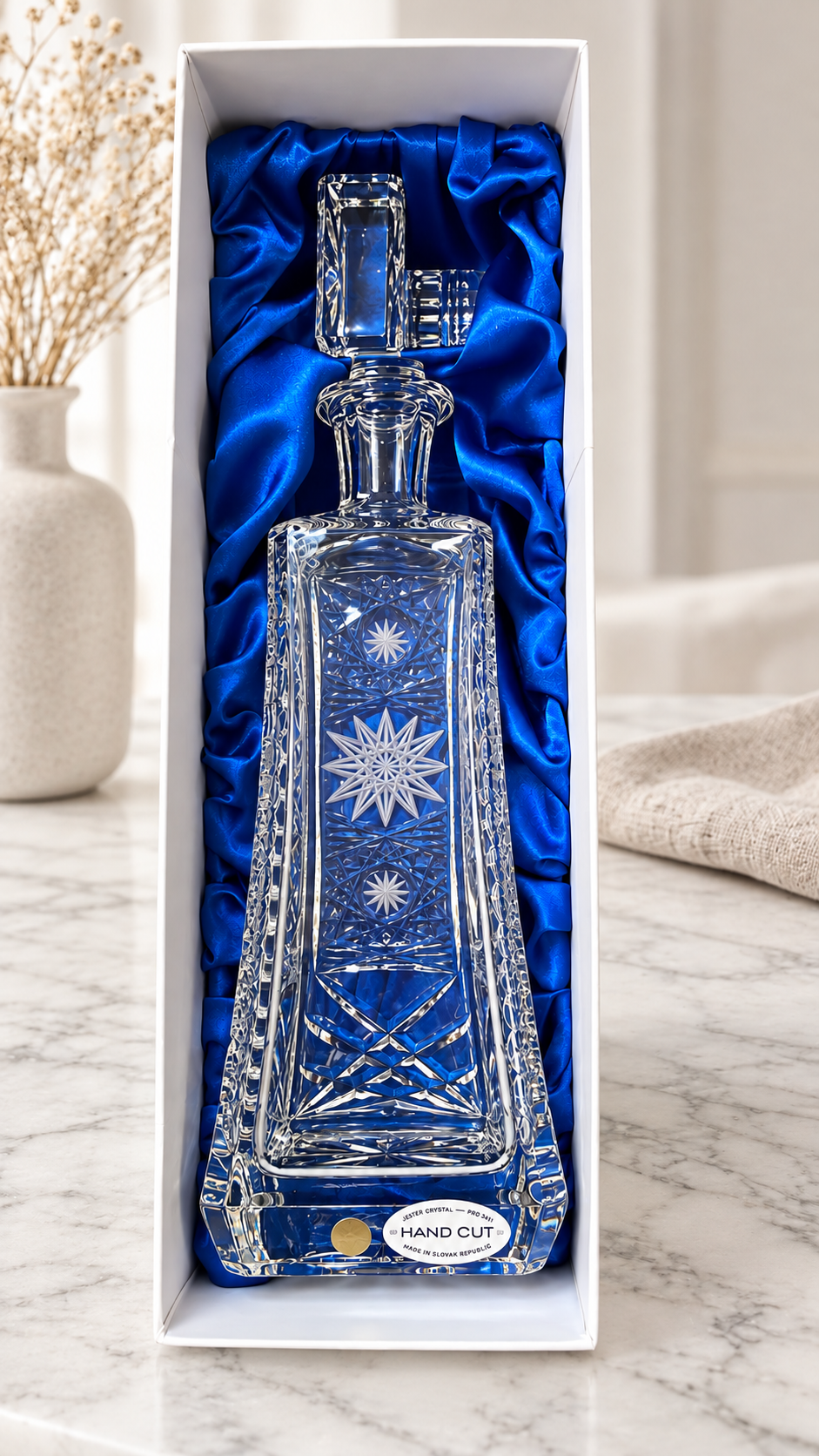 Krištáľová fľaša Kristína 700 ml (s gravírovaním)