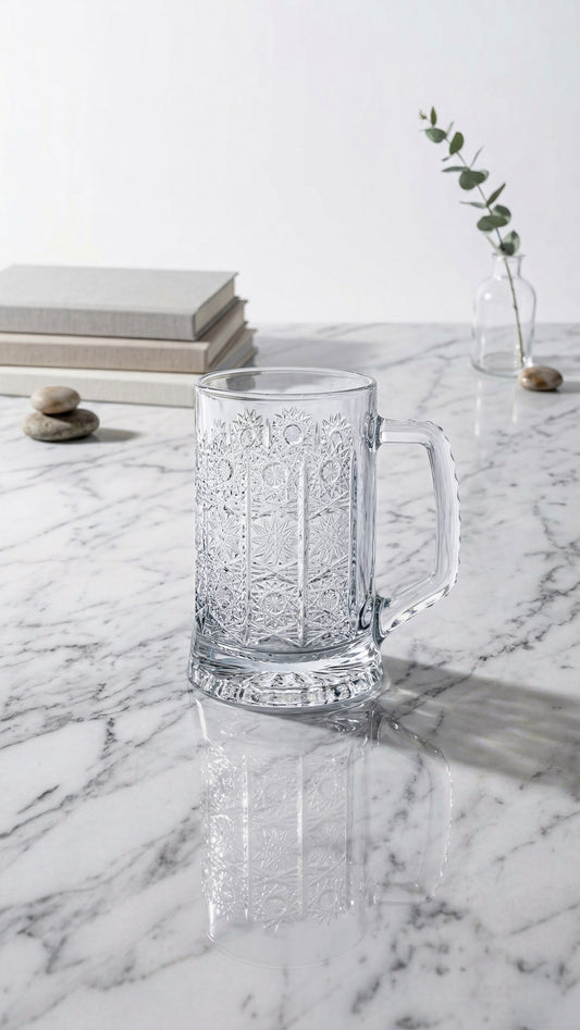 Ručne brúsený pohár Milan 600 ml